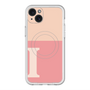 スリムプロテクションプレミアムケース with MagSafe［ オリジナル - initial two tone - I pink ］