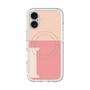 スリムプロテクションプレミアムケース with MagSafe［ オリジナル - initial two tone - I pink ］