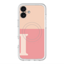 スリムプロテクションプレミアムケース with MagSafe［ オリジナル - initial two tone - I pink ］