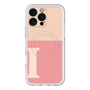 スリムプロテクションプレミアムケース with MagSafe［ オリジナル - initial two tone - I pink ］