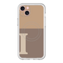 スリムプロテクションプレミアムケース with MagSafe［ オリジナル - initial two tone - I brown ］