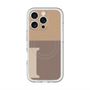 スリムプロテクションプレミアムケース with MagSafe［ オリジナル - initial two tone - I brown ］