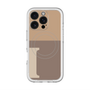 スリムプロテクションプレミアムケース with MagSafe［ オリジナル - initial two tone - I brown ］
