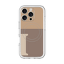 スリムプロテクションプレミアムケース with MagSafe［ オリジナル - initial two tone - I brown ］