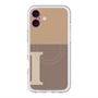 スリムプロテクションプレミアムケース with MagSafe［ オリジナル - initial two tone - I brown ］