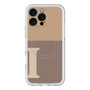 スリムプロテクションプレミアムケース with MagSafe［ オリジナル - initial two tone - I brown ］