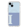 スリムプロテクションプレミアムケース with MagSafe［ オリジナル - initial two tone - I blue ］