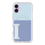 スリムプロテクションプレミアムケース with MagSafe［ オリジナル - initial two tone - I blue ］