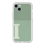 スリムプロテクションプレミアムケース with MagSafe［ オリジナル - initial two tone - I green ］