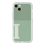 スリムプロテクションプレミアムケース with MagSafe［ オリジナル - initial two tone - I green ］