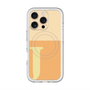 スリムプロテクションプレミアムケース with MagSafe［ オリジナル - initial two tone - J orange ］