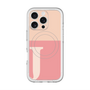 スリムプロテクションプレミアムケース with MagSafe［ オリジナル - initial two tone - J pink ］