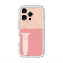 スリムプロテクションプレミアムケース with MagSafe［ オリジナル - initial two tone - J pink ］