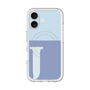 スリムプロテクションプレミアムケース with MagSafe［ オリジナル - initial two tone - J blue ］