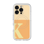 スリムプロテクションプレミアムケース with MagSafe［ オリジナル - initial two tone - K orange ］