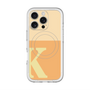 スリムプロテクションプレミアムケース with MagSafe［ オリジナル - initial two tone - K orange ］