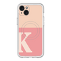 スリムプロテクションプレミアムケース with MagSafe［ オリジナル - initial two tone - K pink ］
