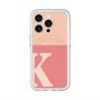 スリムプロテクションプレミアムケース with MagSafe［ オリジナル - initial two tone - K pink ］