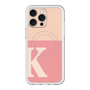 スリムプロテクションプレミアムケース with MagSafe［ オリジナル - initial two tone - K pink ］