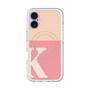 スリムプロテクションプレミアムケース with MagSafe［ オリジナル - initial two tone - K pink ］