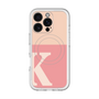 スリムプロテクションプレミアムケース with MagSafe［ オリジナル - initial two tone - K pink ］