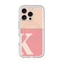 スリムプロテクションプレミアムケース with MagSafe［ オリジナル - initial two tone - K pink ］