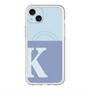 スリムプロテクションプレミアムケース with MagSafe［ オリジナル - initial two tone - K blue ］