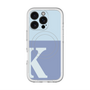 スリムプロテクションプレミアムケース with MagSafe［ オリジナル - initial two tone - K blue ］