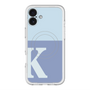 スリムプロテクションプレミアムケース with MagSafe［ オリジナル - initial two tone - K blue ］