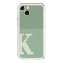 スリムプロテクションプレミアムケース with MagSafe［ オリジナル - initial two tone - K green ］