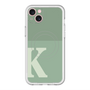 スリムプロテクションプレミアムケース with MagSafe［ オリジナル - initial two tone - K green ］