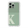 スリムプロテクションプレミアムケース with MagSafe［ オリジナル - initial two tone - K green ］