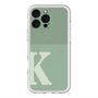 スリムプロテクションプレミアムケース with MagSafe［ オリジナル - initial two tone - K green ］