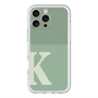 スリムプロテクションプレミアムケース with MagSafe［ オリジナル - initial two tone - K green ］