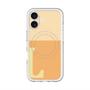 スリムプロテクションプレミアムケース with MagSafe［ オリジナル - initial two tone - L orange ］
