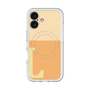 スリムプロテクションプレミアムケース with MagSafe［ オリジナル - initial two tone - L orange ］