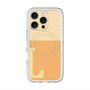 スリムプロテクションプレミアムケース with MagSafe［ オリジナル - initial two tone - L orange ］