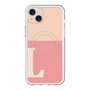 スリムプロテクションプレミアムケース with MagSafe［ オリジナル - initial two tone - L pink ］