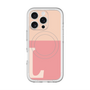 スリムプロテクションプレミアムケース with MagSafe［ オリジナル - initial two tone - L pink ］