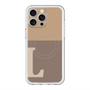 スリムプロテクションプレミアムケース with MagSafe［ オリジナル - initial two tone - L brown ］