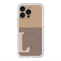 スリムプロテクションプレミアムケース with MagSafe［ オリジナル - initial two tone - L brown ］