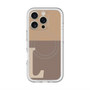 スリムプロテクションプレミアムケース with MagSafe［ オリジナル - initial two tone - L brown ］