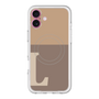 スリムプロテクションプレミアムケース with MagSafe［ オリジナル - initial two tone - L brown ］