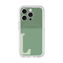 スリムプロテクションプレミアムケース with MagSafe［ オリジナル - initial two tone - L green ］