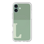 スリムプロテクションプレミアムケース with MagSafe［ オリジナル - initial two tone - L green ］
