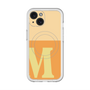 スリムプロテクションプレミアムケース with MagSafe［ オリジナル - initial two tone - M orange ］