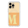 スリムプロテクションプレミアムケース with MagSafe［ オリジナル - initial two tone - M orange ］