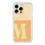 スリムプロテクションプレミアムケース with MagSafe［ オリジナル - initial two tone - M orange ］