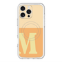 スリムプロテクションプレミアムケース with MagSafe［ オリジナル - initial two tone - M orange ］