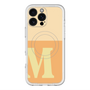 スリムプロテクションプレミアムケース with MagSafe［ オリジナル - initial two tone - M orange ］